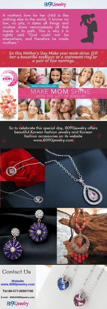 mother's day gift ideas - korean fashion jewelry &