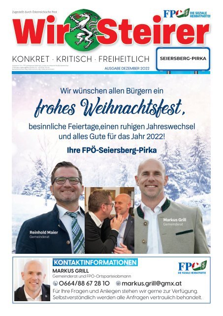 Wir Steirer - Seiersberg-Pirka - Dezember 2022