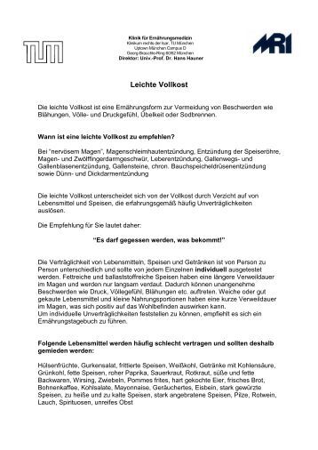 magen darm leichte kost