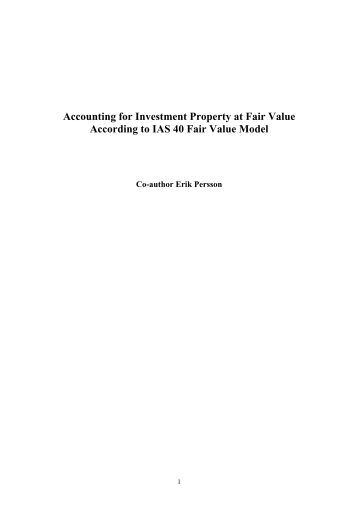 investment property proposed accounting policies If a company's accounting policy for investment properties says the properties are revalued every 5 years, but a valuation wasn't done within that fi. investment property proposed accounting policies If a company's accounting policy for investment properties says the properties are revalued every 5 years, but a valuation wasn't done within that fi.