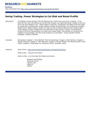 Swing trading power strategies to cut risk and boost profits
