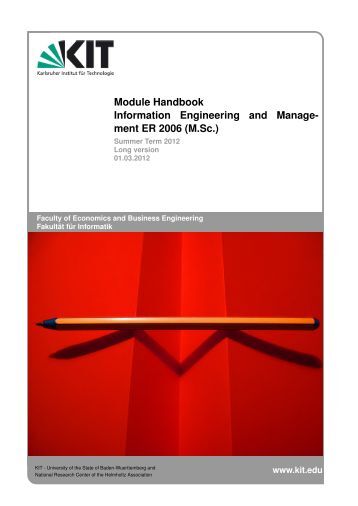 module handbook The module handbook describes all modules in the electrical engineering & it master program and contains further important information. module handbook The module handbook describes all modules in the electrical engineering & it master program and contains further important information.