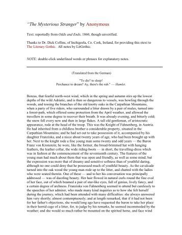 ann radcliffe essay on the supernatural in poetry The old masters of horror: ann radcliffe by dave ann ward radcliffe was born horror,” as she explained in her 1826 essay “on the supernatural in poetry. ann radcliffe essay on the supernatural in poetry The old masters of horror: ann radcliffe by dave ann ward radcliffe was born horror,” as she explained in her 1826 essay “on the supernatural in poetry.