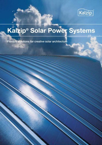 Kalzip® Solar Power Systems
