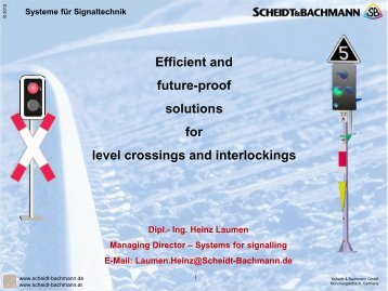 Systeme für Signaltechnik