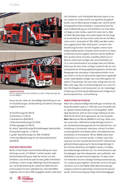 Jahresbericht der Berliner Feuerwehr 2009
