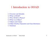 1 Introduction to OOAD