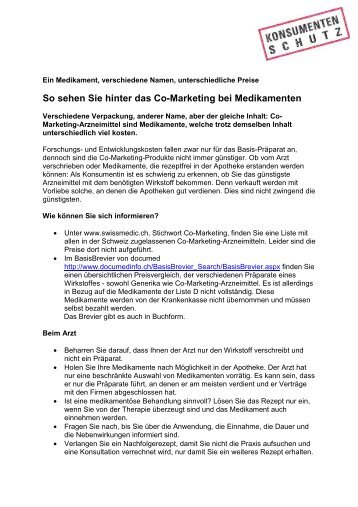 So sehen Sie hinter das Co-Marketing bei Medikamenten