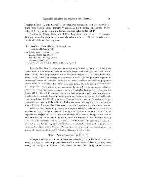 Bol.IBM 21 - Census of Marine Zooplankton