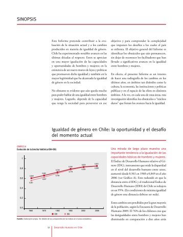 SINOPSIS Igualdad de género en Chile: la oportunidad y el desafío ...