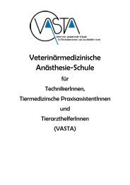 VASTA Veterinäranästhesieschule - FREI'S Schulen AG Luzern