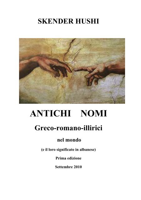 ANTICHI NOMI – Skender Hushi.net | Librat