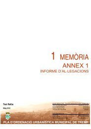 1 MEMÒRIA - Ajuntament de Tremp