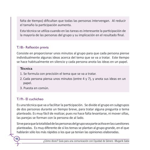 Guía para una comunicación con Equidad de Género