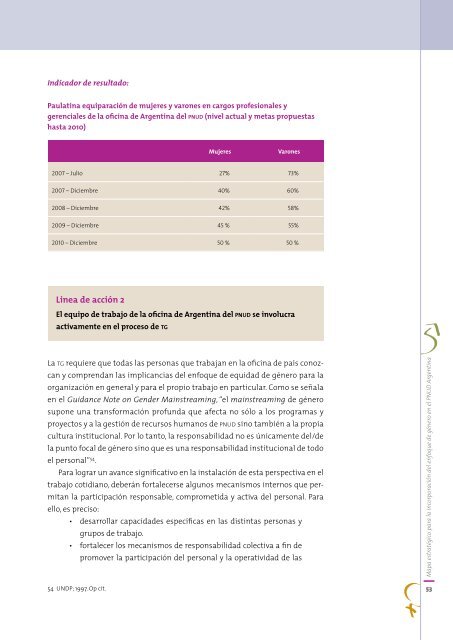 Desafíos para la igualdad de género en Argentina - Programa de ...