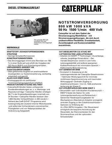 NOTSTROMVERSORGUNG 800 kW 1000 kVA - Zeppelin ...