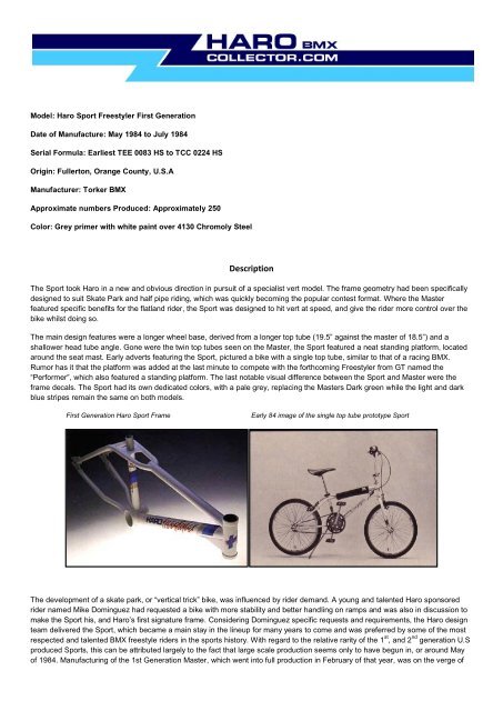 Haro street 2025 bike