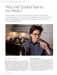 Wie viel Zucker hat es im Wein? (PDF - le menu