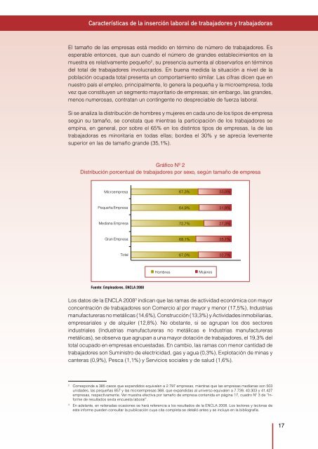 inequidades y brechas de género en - Dirección del Trabajo