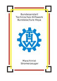 Maschinist Stromerzeuger - THW Ortsverband Warburg