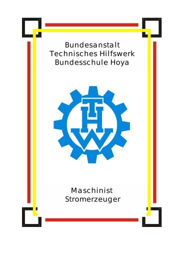 Maschinist Stromerzeuger - THW Ortsverband Warburg