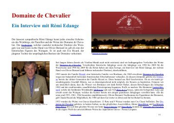 Domaine de Chevalier: Ein InterviewDie Weine der - Vinifera-Mundi