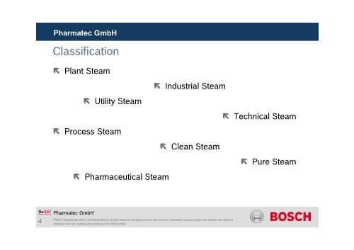 Pharmatec Pure Steam Presentation