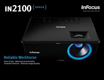 InFocus IN2100 Series Datasheet