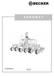 Aeromat 12 rhg - Becker Landtechnik GmbH & Co. KG