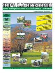 November/Dezember 2012 - 100% LANDTECHNIK