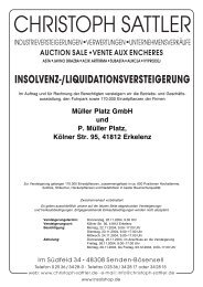 INSOLVENZ-/LIQUIDATIONSVERSTEIGERUNG - InsolShop