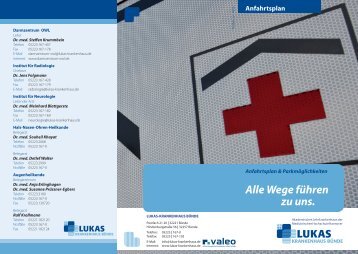So finden Sie uns - Lukas-Krankenhaus Bünde
