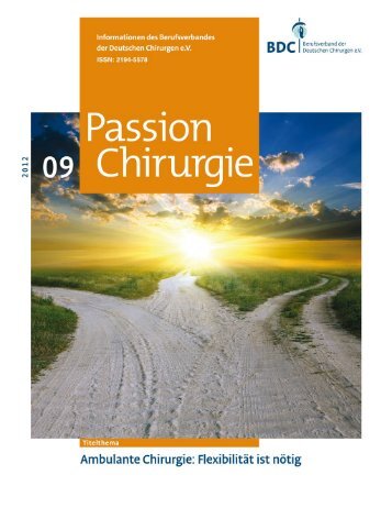 Passion Chirurgie 09/2012 - BDC