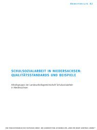 schulsozialarbeit in niedersachsen: qualitätsstandards und beispiele