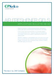Air Freshener Gels - CP Kelco