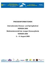 Internationales Dressur- und Springfestival Verden - comtainment.de