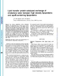 Li pi d transfer protei n-catal yzed exc h an g e of cholesteryl ester ...