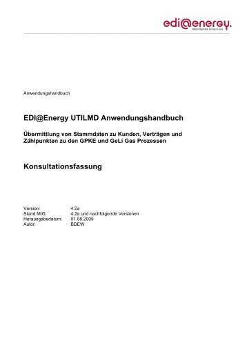 UTILMD AHB 4.2a (pdf/343 KB ) - Bundesnetzagentur