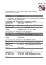 Kommunikationsbogen zur GeLi Gas ab 01.04.2009 und Führung ...