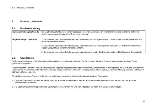 Geschäftsprozesse Lieferantenwechsel Gas (GeLi Gas) - Mitgas