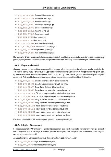 NCURSES ile YazÄ±lÄ±m GeliÂ¸stirme NASIL