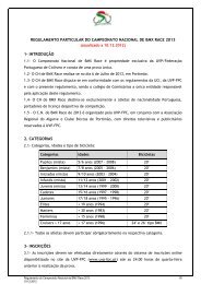 regulamento geral da taça de portugal bmx race 2011 - Federação ...