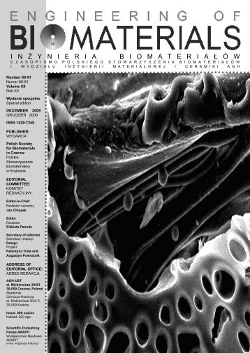 89-91 - Polskie Stowarzyszenie Biomateriałów