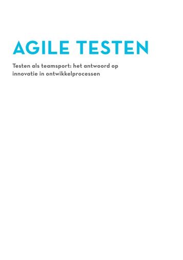 AGILE TESTEN - Agile op Maat