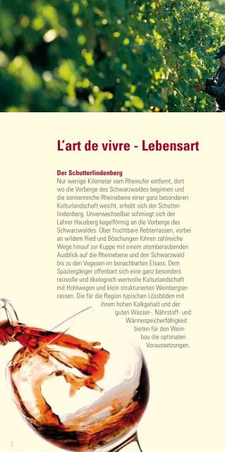 Wein & Gourmet W einpfade Lahr - Stadt Lahr