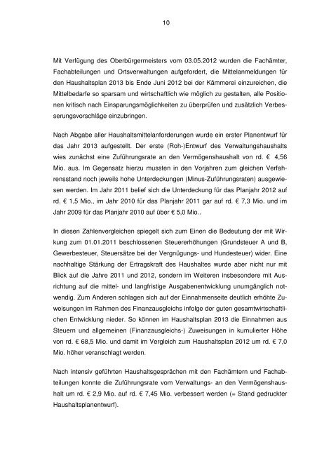 Haushaltsplan Stadt Lahr 2013 (application/pdf)