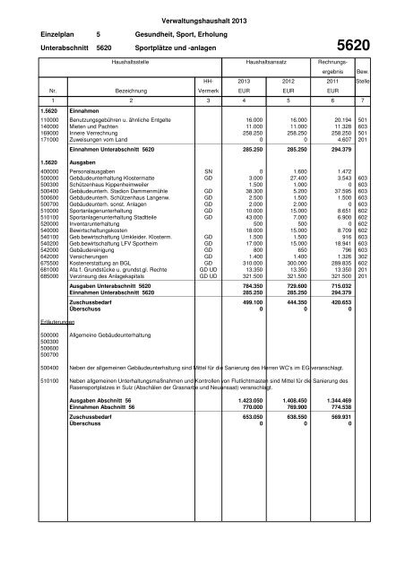 Haushaltsplan Stadt Lahr 2013 (application/pdf)