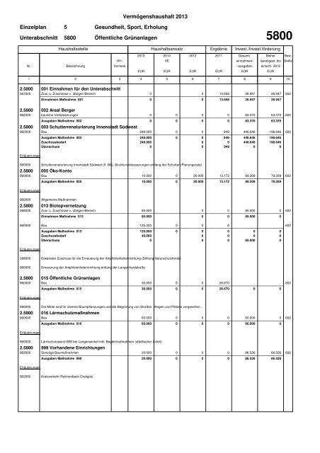 Haushaltsplan Stadt Lahr 2013 (application/pdf)