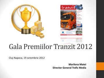 Gala Premiilor Tranzit 2012