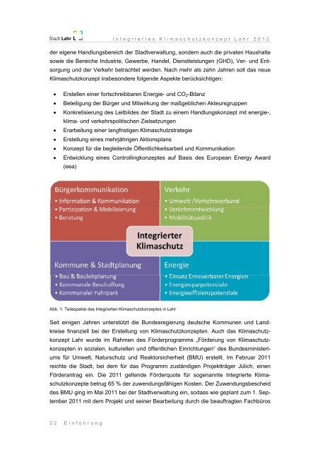 Integriertes Klimaschutzkonzept Lahr 2012 - Endbericht - Stadt Lahr